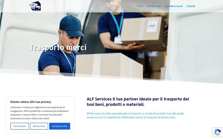Screenshot of alfservices.it