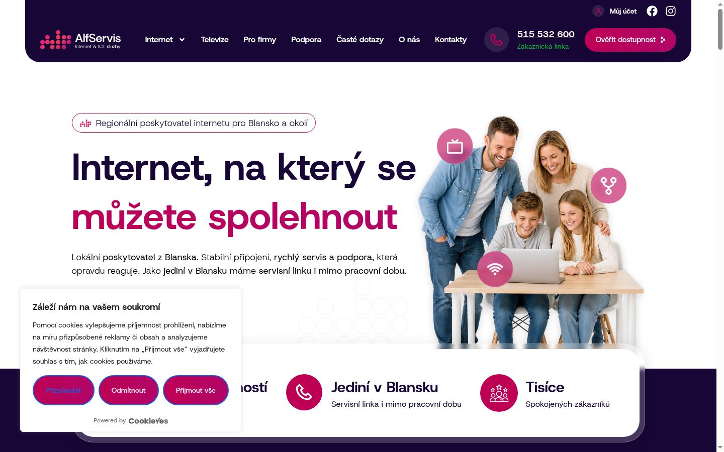 Ekrānuzņēmums ar piekrišanas baneri, kas tika rādīts pirms jebkādas mijiedarbības