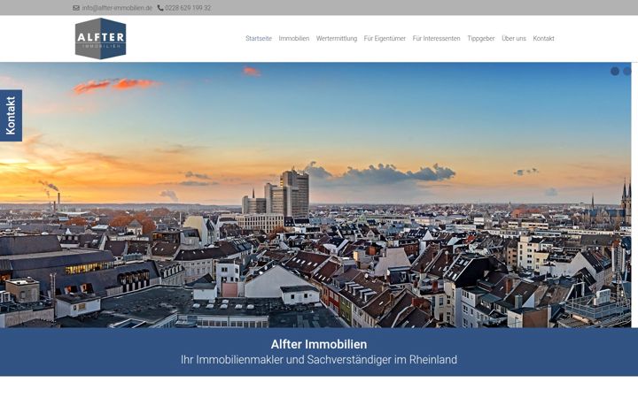 Screenshot of alfter-immobilien.de