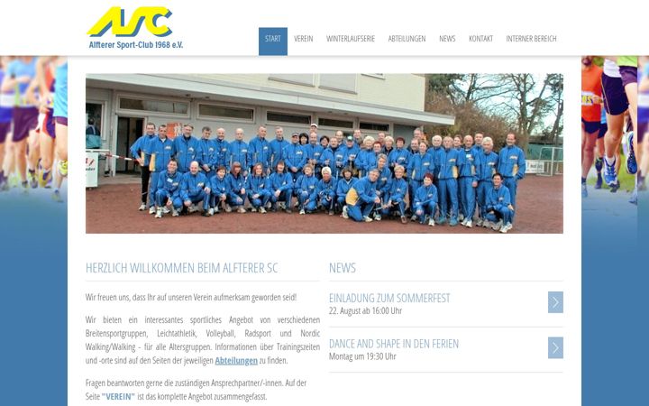 Screenshot of alfterer-sc.de