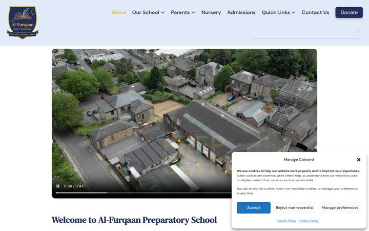 Screenshot of alfurqaanschool.org