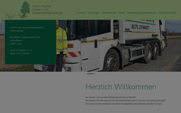Screenshot of alg-macher.de