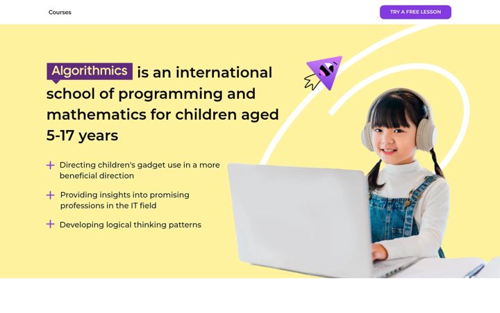 Screenshot of alg.academy