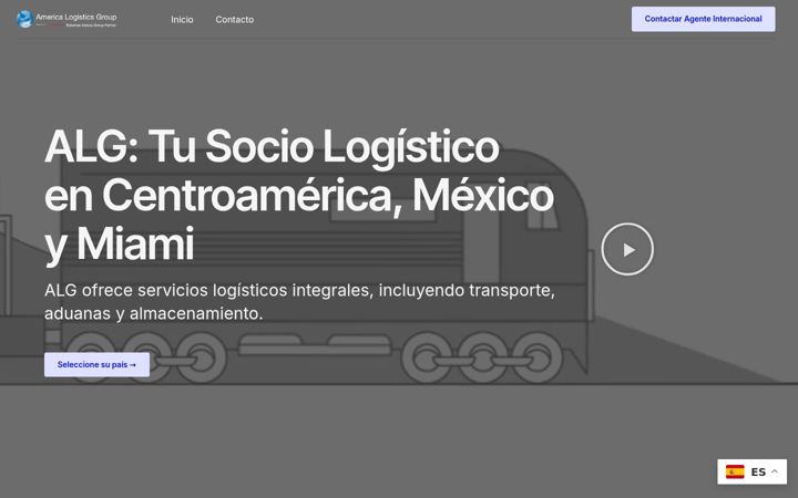 Screenshot of alg3pl.com