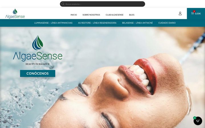 Screenshot του algaesense.com
