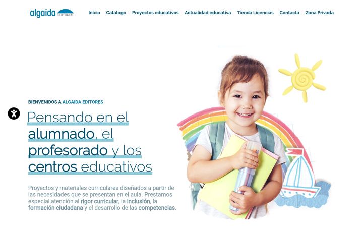 Screenshot of algaida.es
