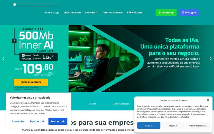 Screenshot of algarempresa.com.br