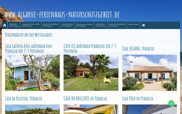 Zrzut ekranu algarve-ferienhaus-naturschutzgebiet.de