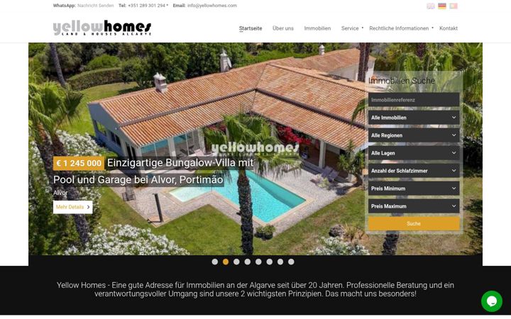 Screenshot of algarve-portugal-immobilien.de