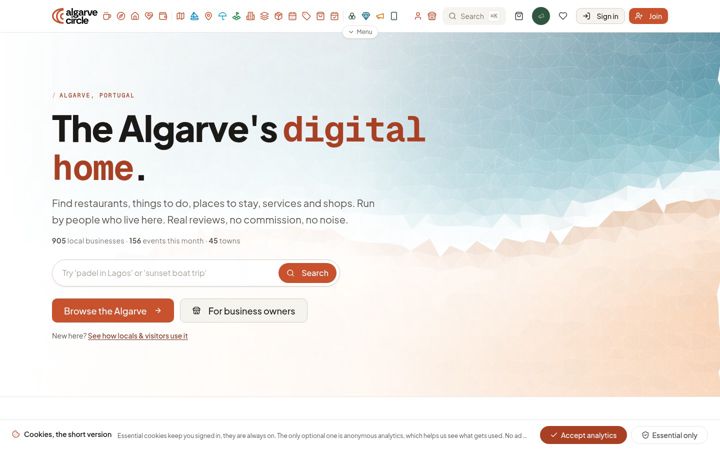 Screenshot of algarveconnect.com