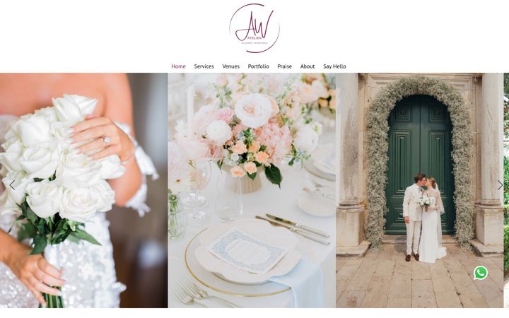 Screenshot of algarveeventsatelier.com