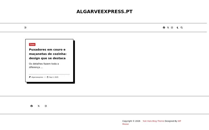 Screenshot of algarveexpress.pt