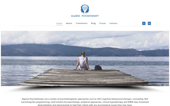 Screenshot of algarvepsychotherapy.com