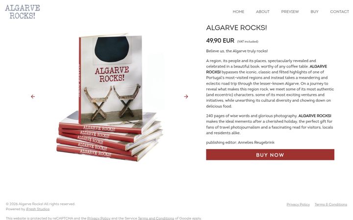 Screenshot of algarverocks.com
