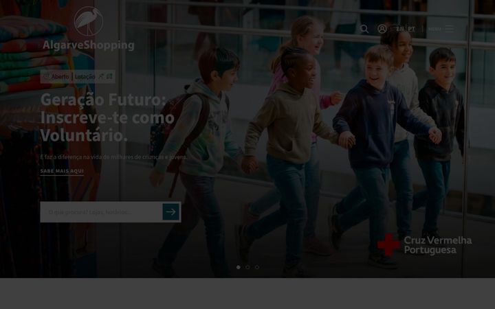 Screenshot of algarveshopping.pt