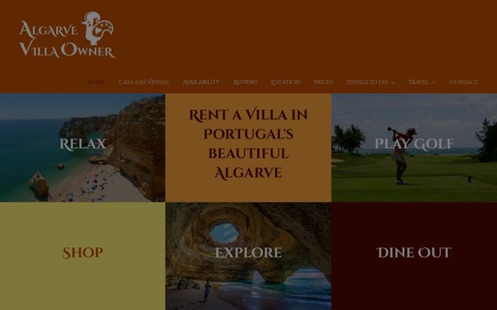 Screenshot of algarvevillaowner.co.uk