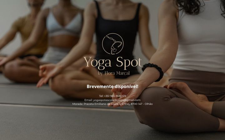 Screenshot of algarveyogaspot.pt