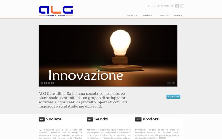 Screenshot di algconsulting.it