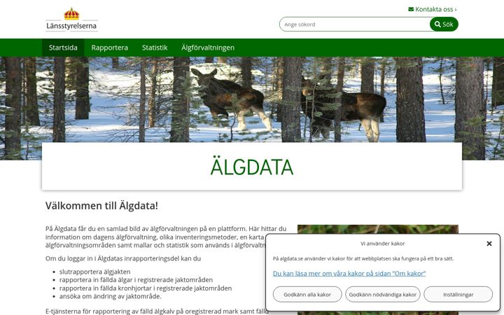 Zrzut ekranu algdata.se