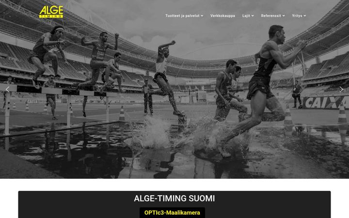 Screenshot of alge-timing.fi