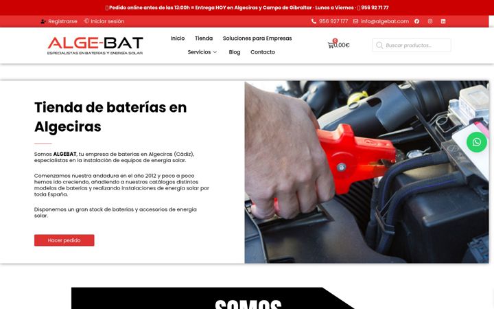 Screenshot of algebat.es