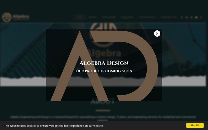Screenshot of algebraed.com