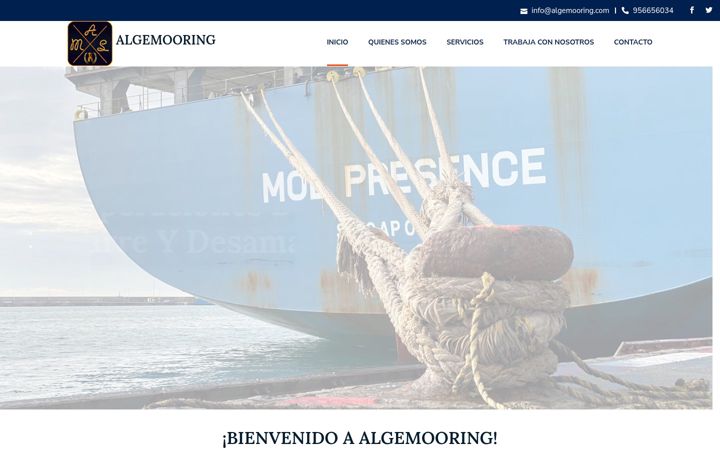 Screenshot of algemooring.com