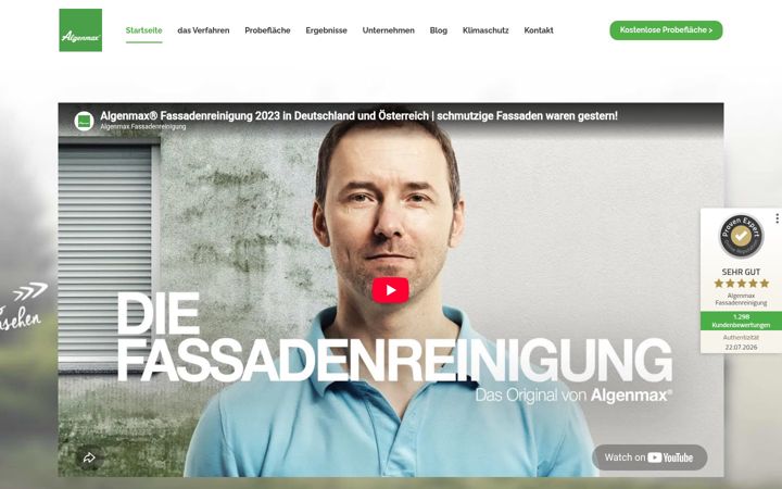 Screenshot of algenmax.at