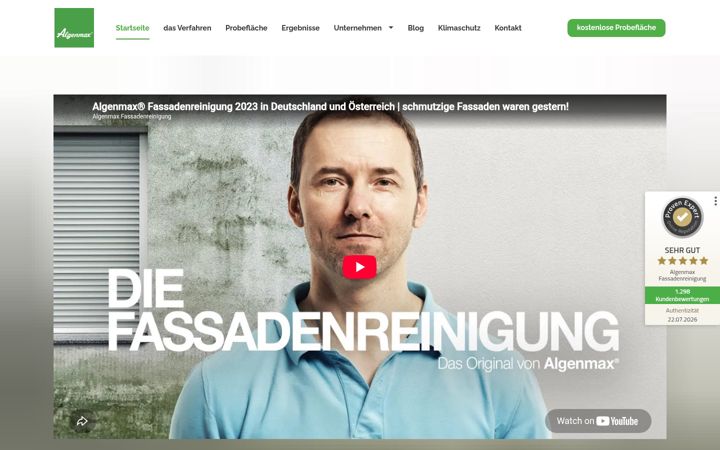 Screenshot of algenmax.de