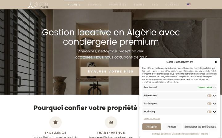 Screenshot of algeriaguest.com
