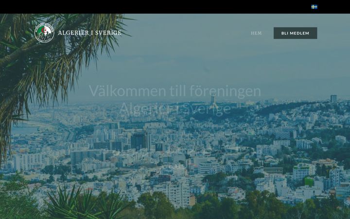 Screenshot of algeriska.se
