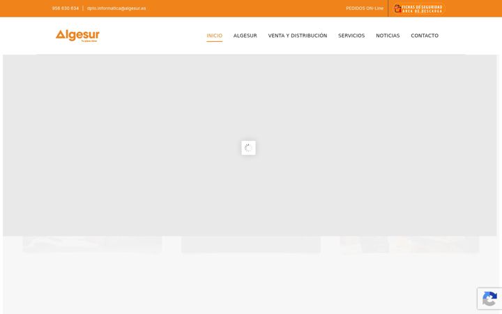 Screenshot of algesur.es