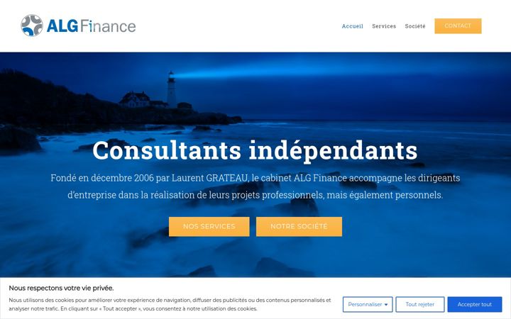 Screenshot di algfinance.fr