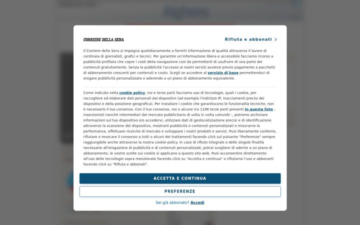 Screenshot di alghero.corriere.it