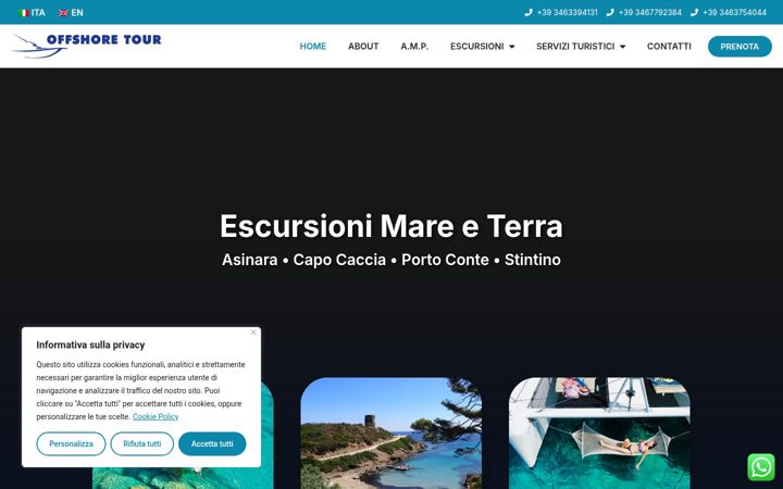 Screenshot di algheroasinara.it