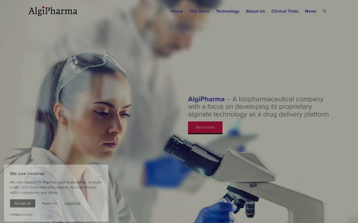 Képernyőkép: algipharma.com