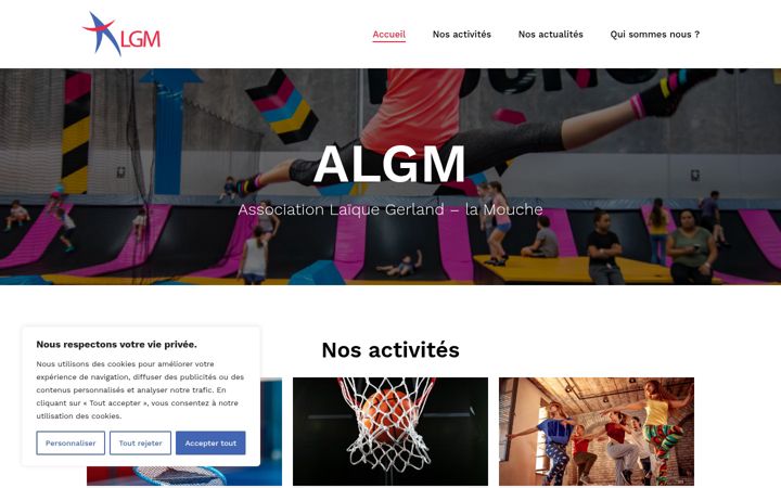 Screenshot stránky algm.fr