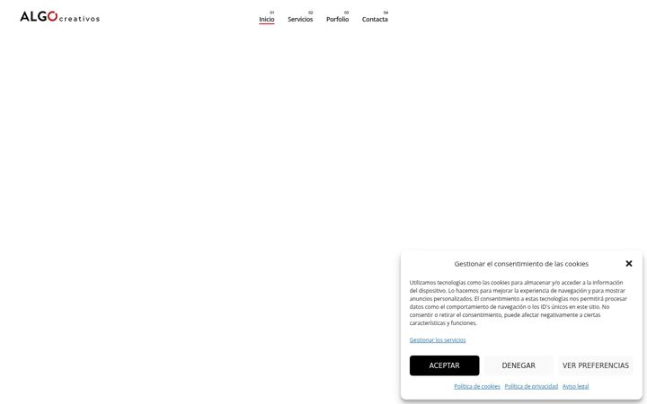 Screenshot of algocreativos.com