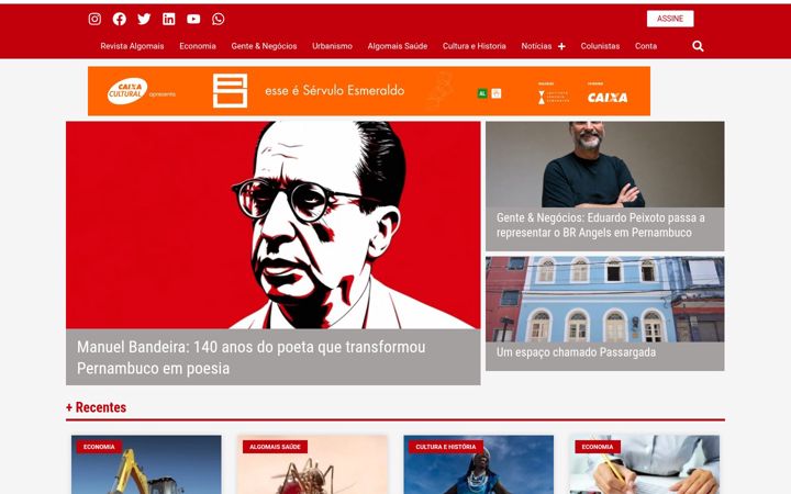 Screenshot of algomais.com