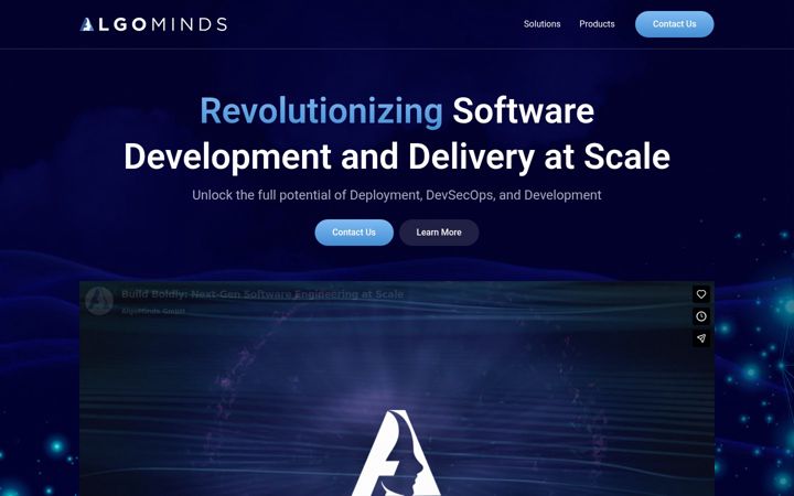 Screenshot of algominds.de