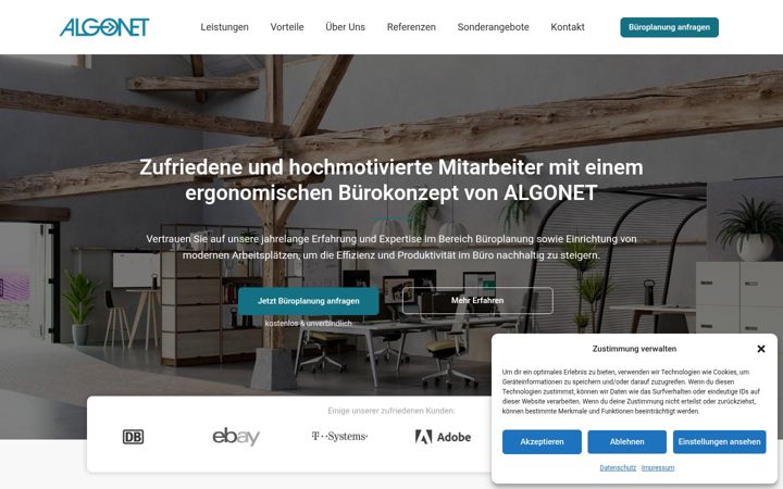 Screenshot of algonet.de