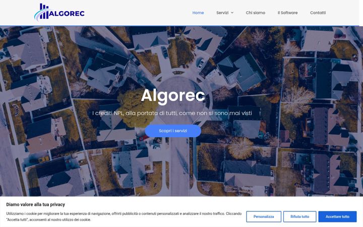 Screenshot of algorec.it