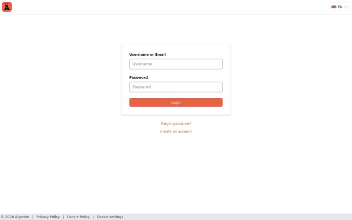 Screenshot of algorien.com
