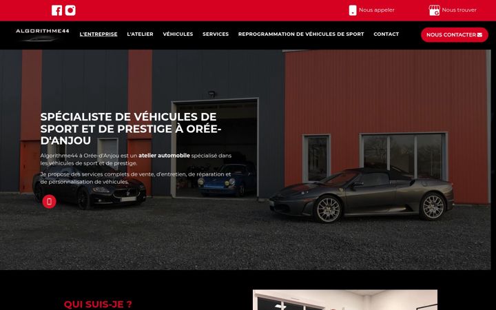 Screenshot stránky algorithme-44.com