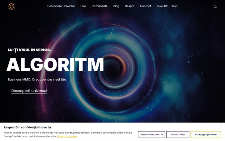 Screenshot του algoritm.business