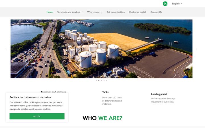 Screenshot of algranel.com.co