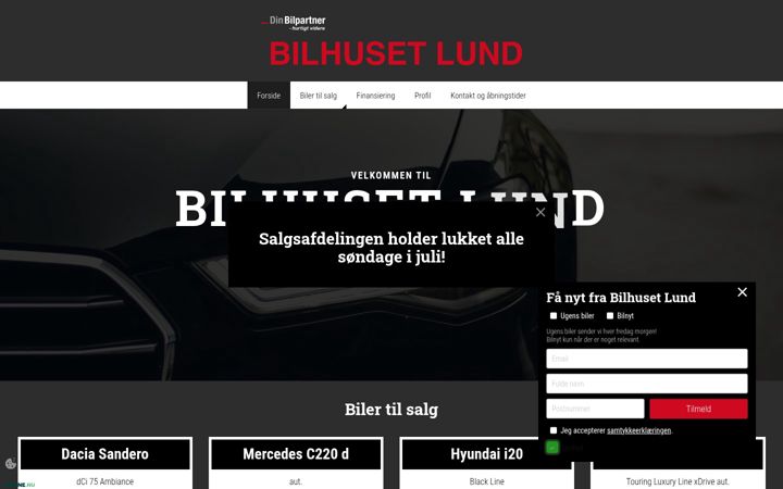 Ekraanipilt saidist algreenogskov.dk