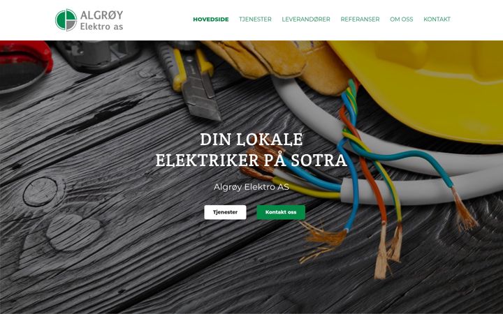 Screenshot of algroyelektro.no