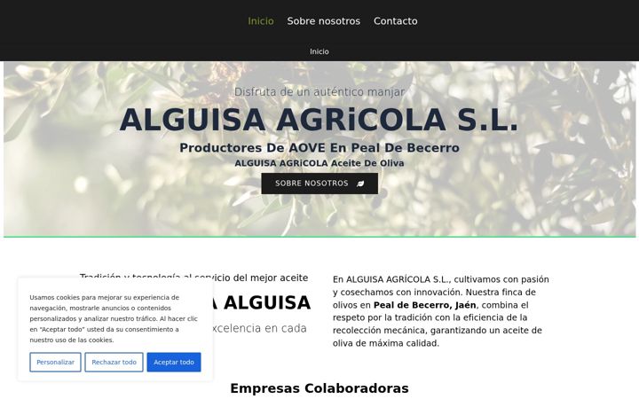 Screenshot of alguisa-agricola.com