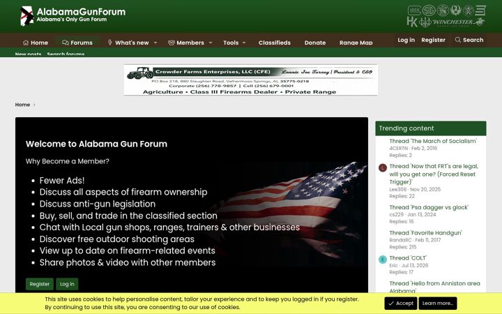 Screenshot of algunforum.com